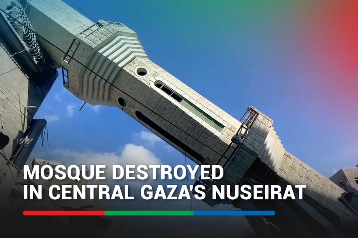 Israeli Strike Hits Mosque In Nuseirat Central Gaza Abs Cbn News Israeli Strike Hits Mosque In Nuseirat Central Gaza Abs Cbn News