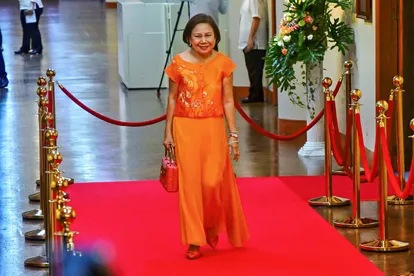 Senators donned their best as they strutted the red carpet before the opening of the third regular session of the Senate on Monday morning.