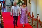 Senators donned their best as they strutted the red carpet before the opening of the third regular session of the Senate on Monday morning.