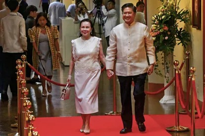 Senators donned their best as they strutted the red carpet before the opening of the third regular session of the Senate on Monday morning.