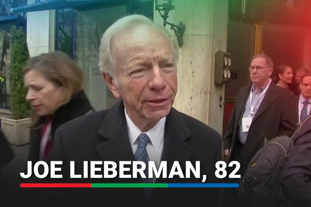 Former US Senator Joe Lieberman dies at 82 ABSCBN News