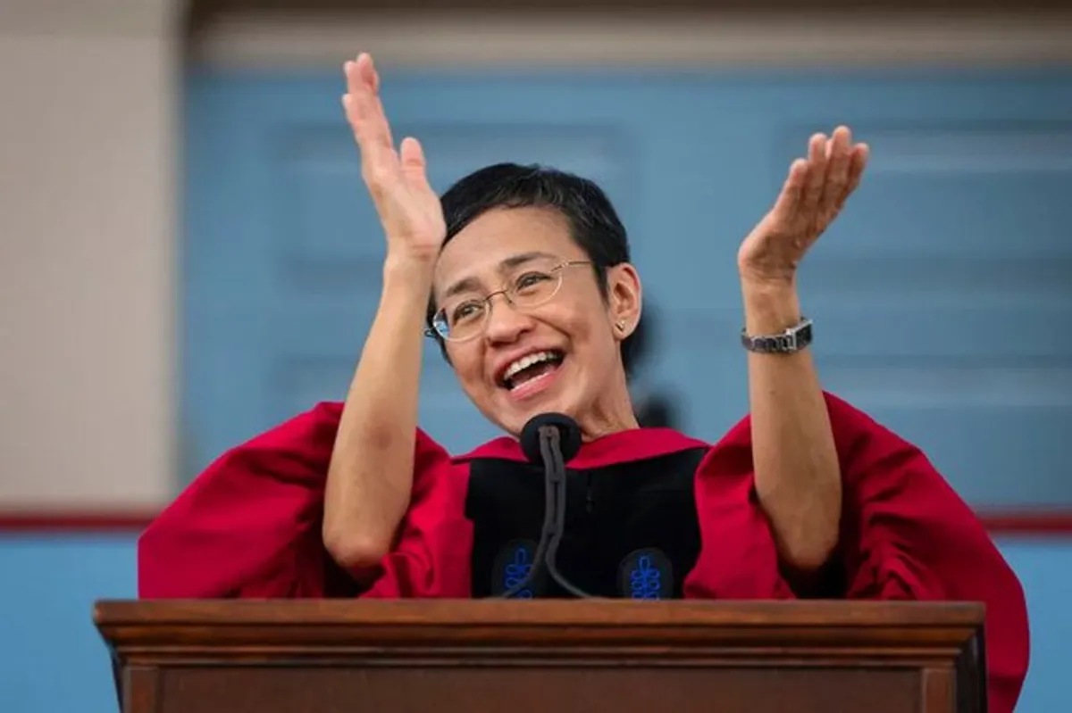 Maria Ressa delivers commencement speech at Harvard University | ABS ...