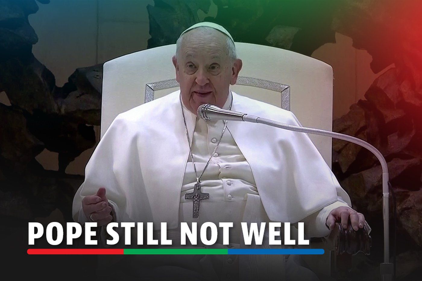 Pope Francis skips readings at audience, says he still has a cold | ABS ...