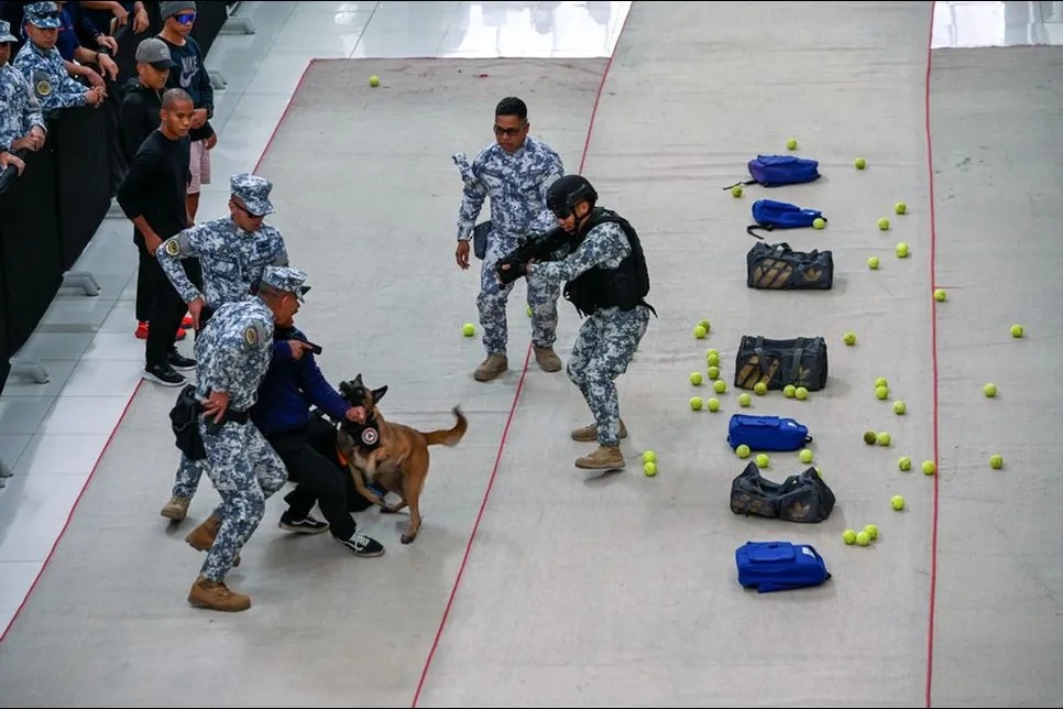 Representatives of various government agencies hold the first Philippine Coast Guard- K9 Force Summit & Capability Demonstration in Tagaytay City on February 29, 2024 that aims to intensify its Canine capabilities in the maritime security sector through the K9 Academy.
