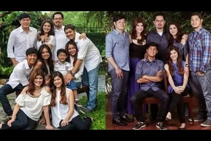 Christopher De Leon with his family