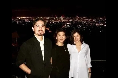 Christopher De Leon with his family