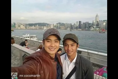 Coco Martin with his handsome brothers