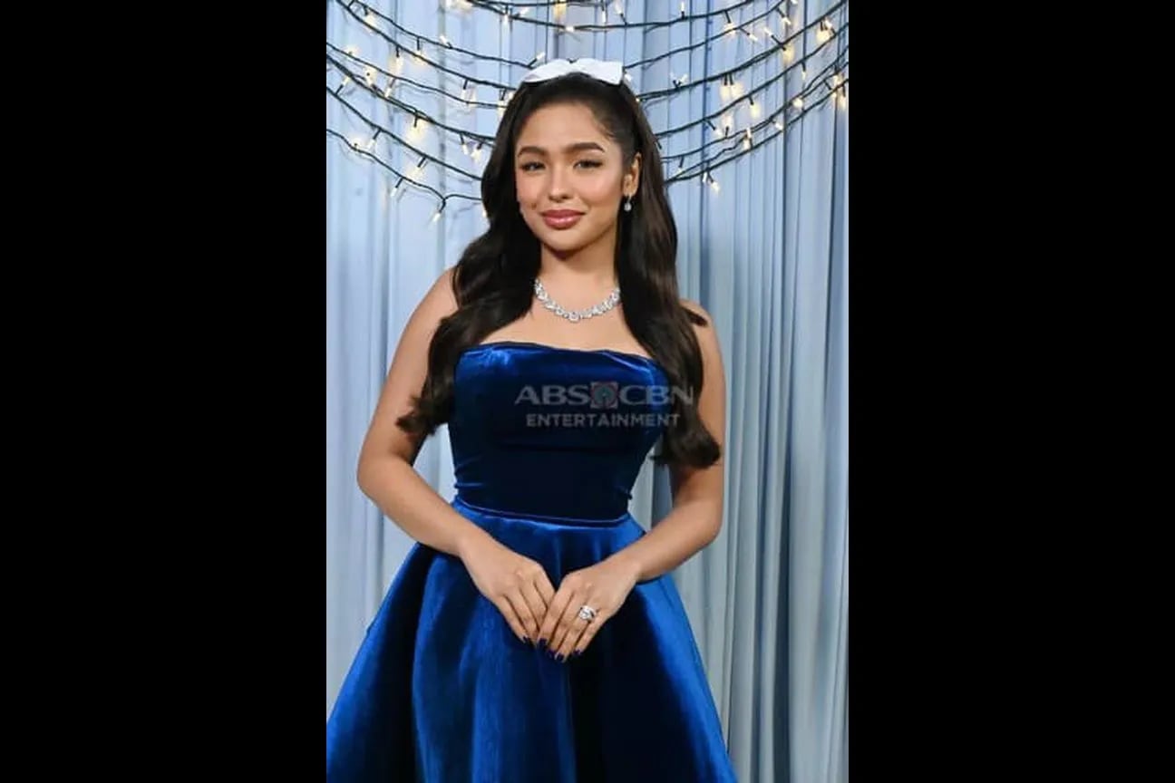 andrea brillantes blue dress 18th debut dress simple