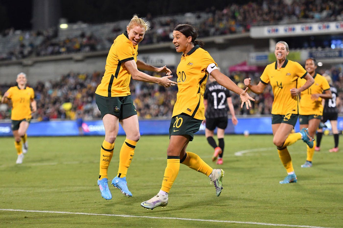 Football: Sam Kerr spearheads experienced Australia squad for home