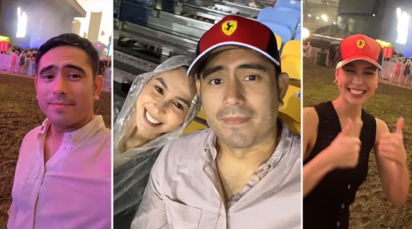 LOOK: Gerald Anderson and Julia Barretto attend Singapore's F1 Grand Prix |  ABS-CBN Entertainment