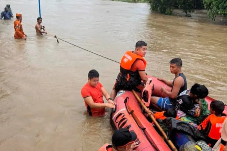 Typhoon Egay rescue operation in Bacarra, Ilocos Norte