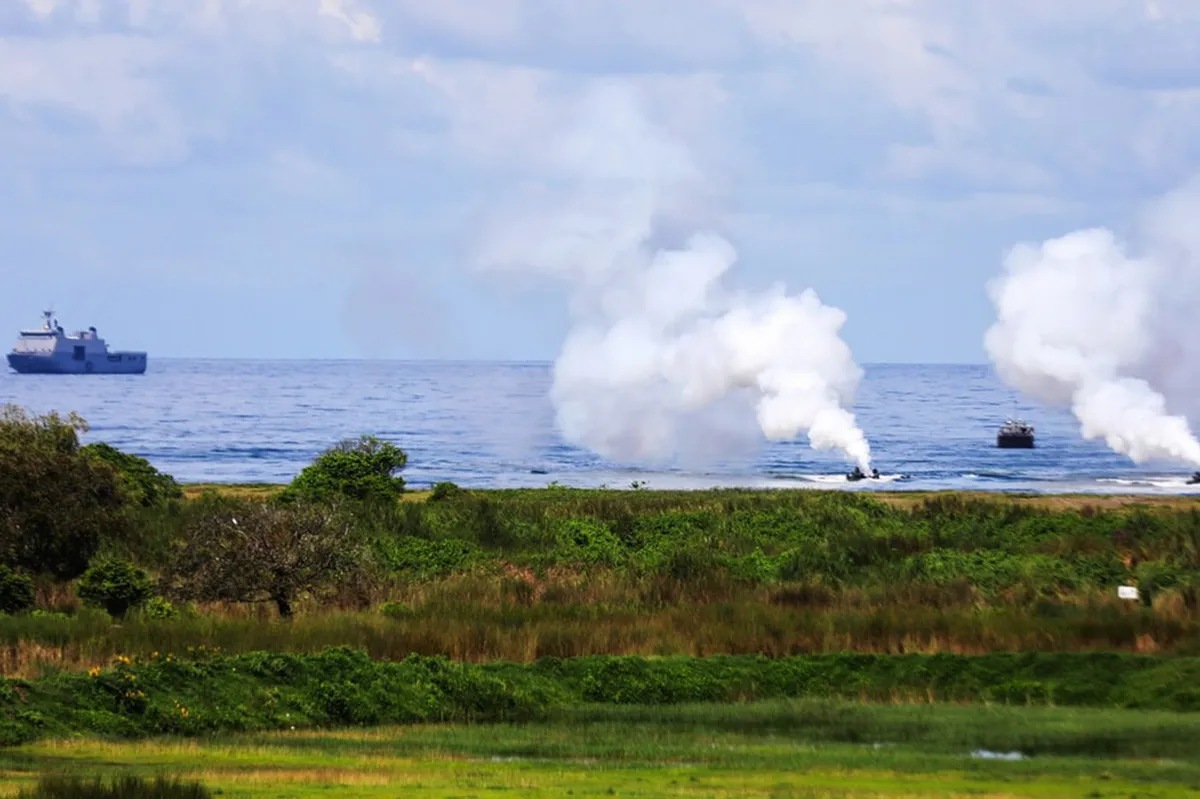 Philippine Australian troops hold South China Sea drills ABS CBN News