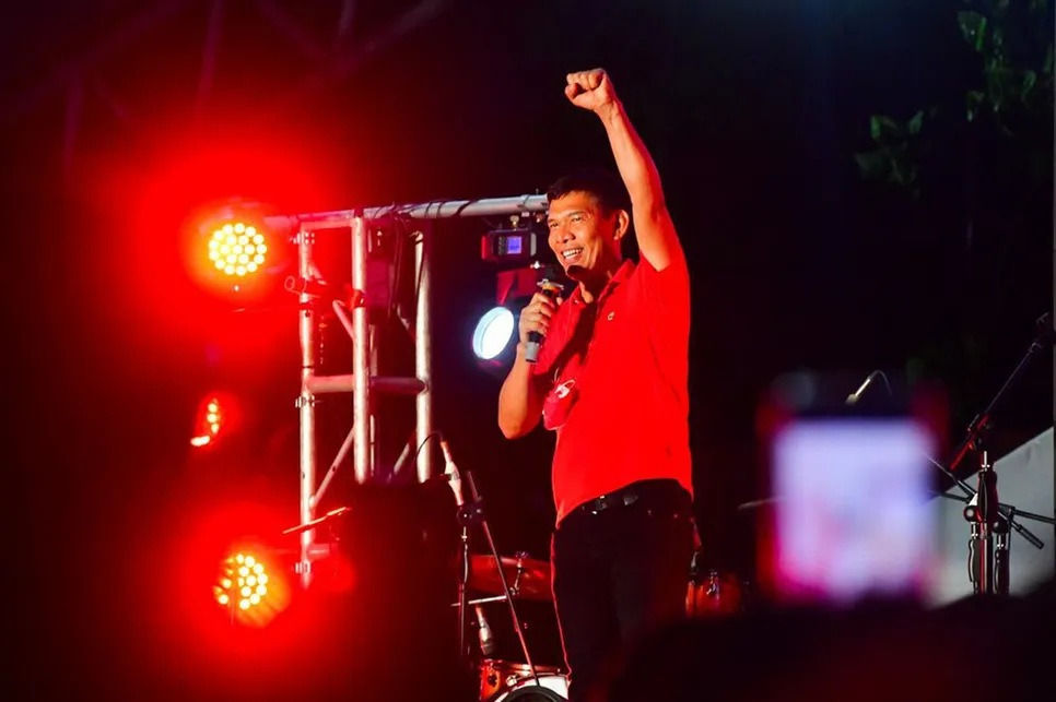 PLM, standard-bearer Leody de Guzman, hold #Halalan2022 Miting de Avance