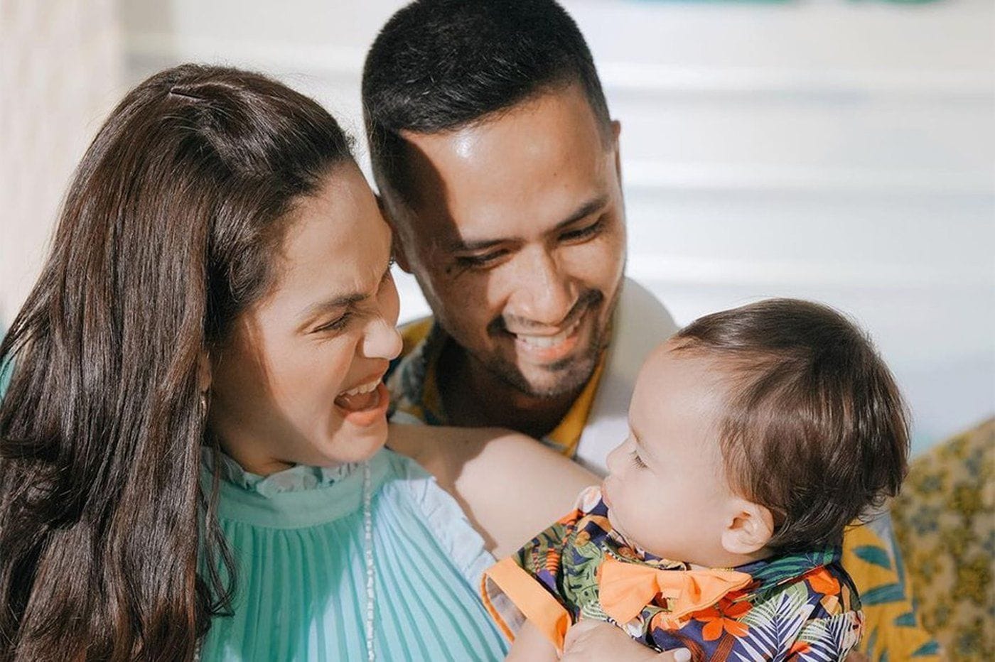 LOOK: Kristine Hermosa, Oyo Sotto celebrate son's 1st birthday, Christian  dedication | ABS-CBN Entertainment
