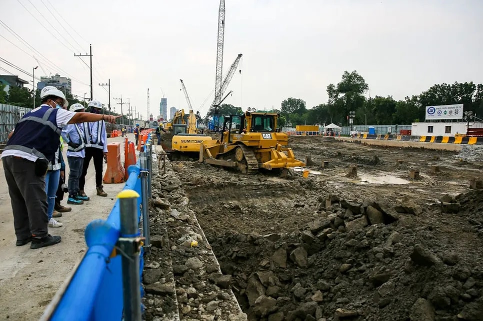 Metro Manila Subway still under construction