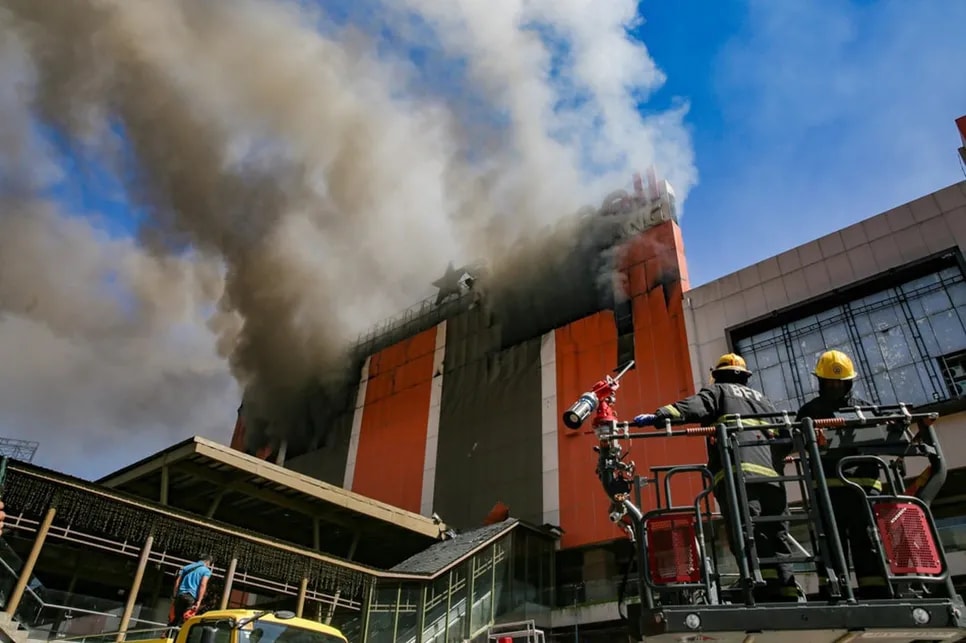 Fire hits Starmall Alabang, reaches task Force Alpha