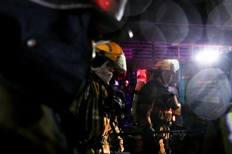 Fire hits Barangay Paligsahan in Quezon City