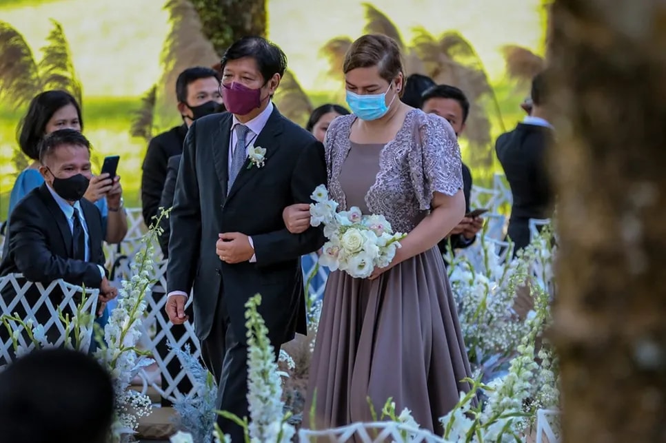Bongbong, Sara attend wedding in Cavite amid talks of tandem