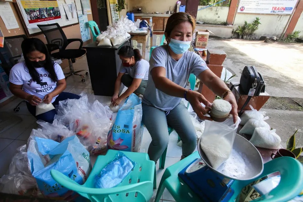 Food for evacuees