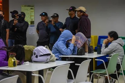 Government security forces raid a BPO compound in Bagac, Bataan alleged to be a Philippine offshore gaming operator (POGO).