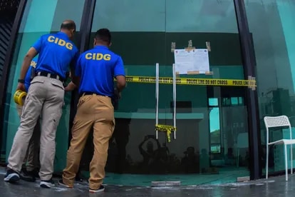 Government security forces raid a BPO compound in Bagac, Bataan alleged to be a Philippine offshore gaming operator (POGO).