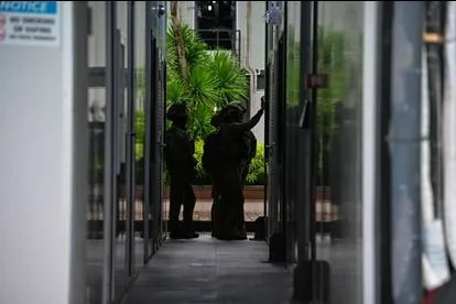 Government security forces raid a BPO compound in Bagac, Bataan alleged to be a Philippine offshore gaming operator (POGO).