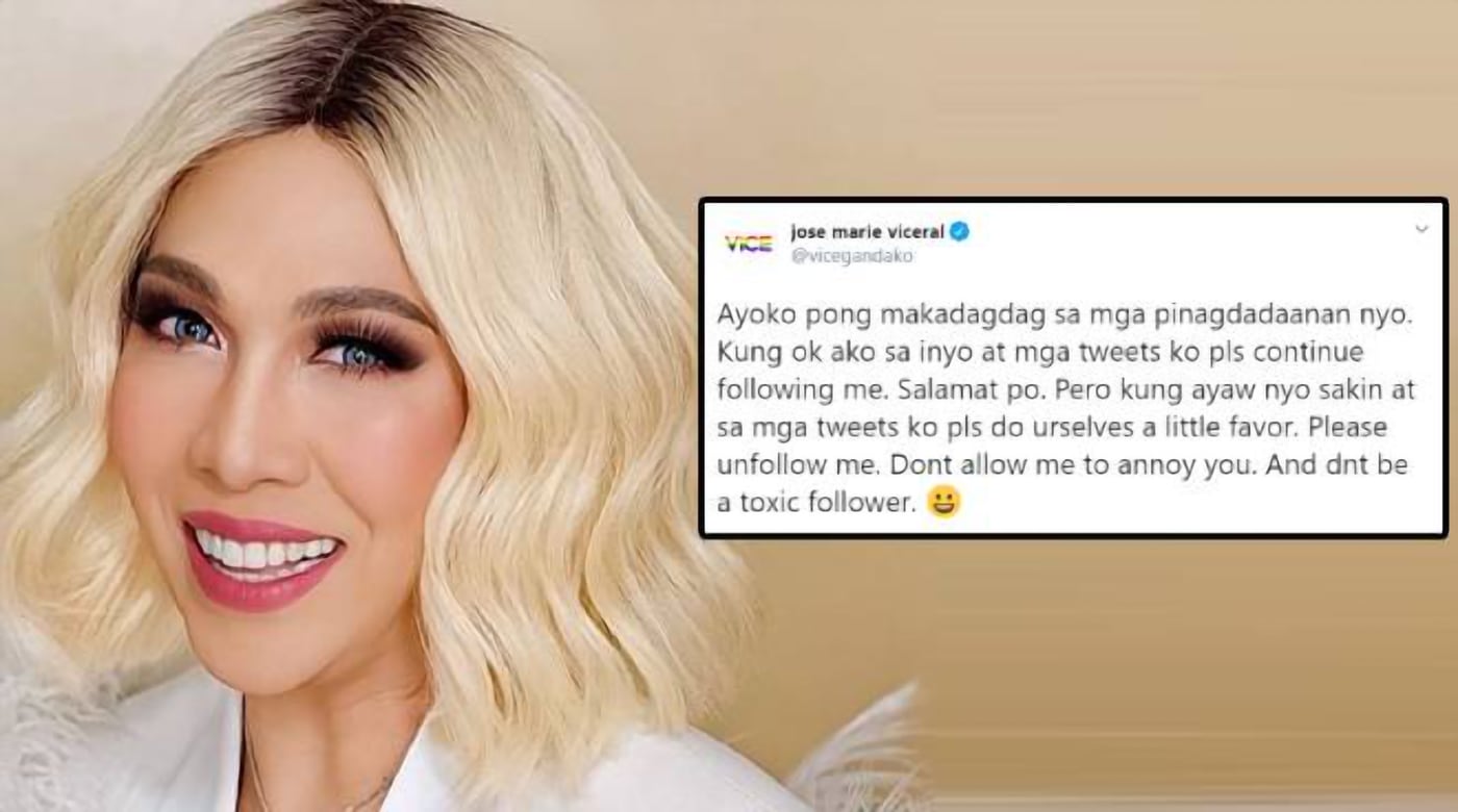 Vice Ganda tells bashers on social media: 'Please unfollow me' | ABS-CBN  Entertainment