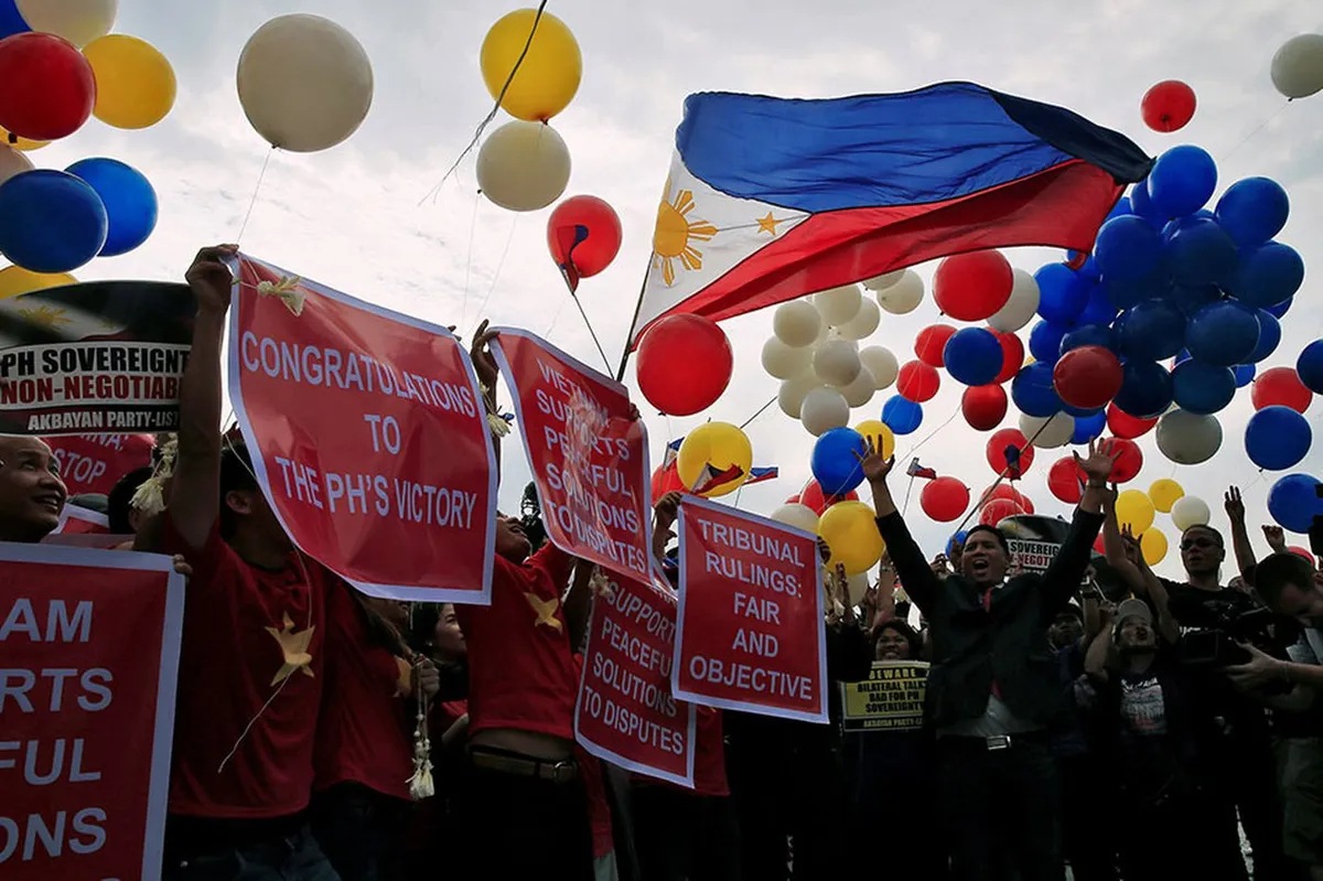 #CHexit: Jubilation as Pinoys celebrate arbitration win vs China | ABS ...
