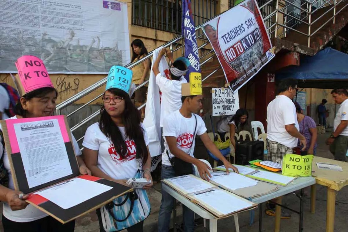 #39 They treated us like dirt #39 displaced teachers tell Bello ABS CBN News