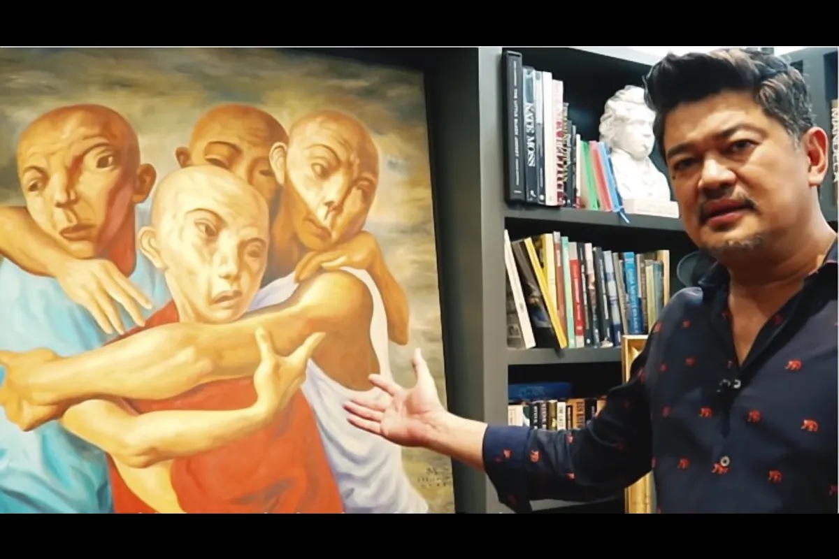 WATCH: Julius Babao shows his house filled with paintings | ABS-CBN ...