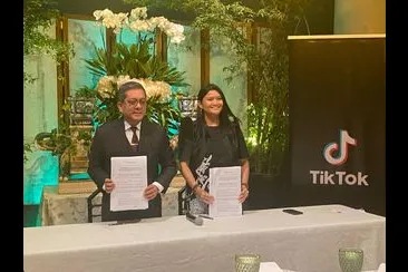 TikTok and Comelec ink partnership deal on Tuesday in Taguig City. Ched Gatchalian, ABS-CBN News