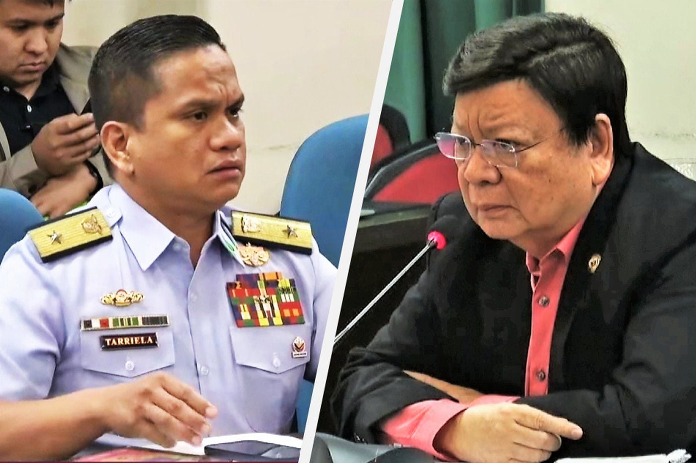 Confronted by Marcoleta, Tarriela retorts: 'Why would I defend you when  you're calling me g*go?' | ABS-CBN News