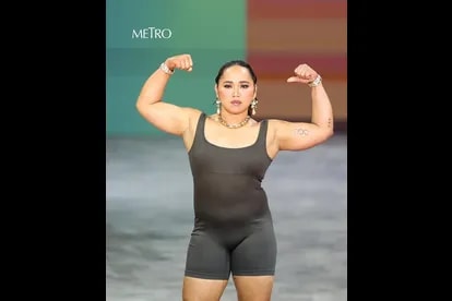 Olympian Hidilyn Diaz at Bench Body of Work 2025