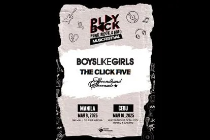 Boys Like Girls, The Click Five, and Secondhand Serenade Live in two historic nights May 9 MOA Arena and May 10 The Waterfront Hotel Cebu.