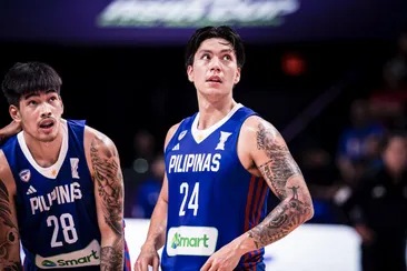 Gilas Pilipinas in the 2025 FIBA Asia Cup in Jeddah, Saudi Arabia. Photo from FIBA Basketball.