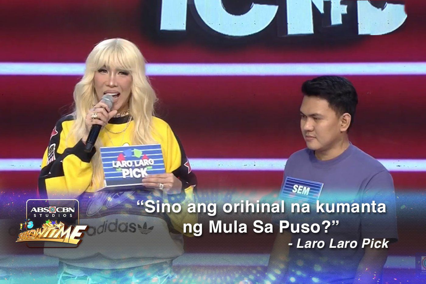 Meme Vice, sinubukan ipasagot kay Sem ang jackpot question sa Laro Laro Pick | It’s Showtime