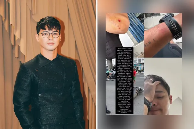 Kristoffer Martin gets into road accident due to drunk motorist | ABS-CBN  Entertainment