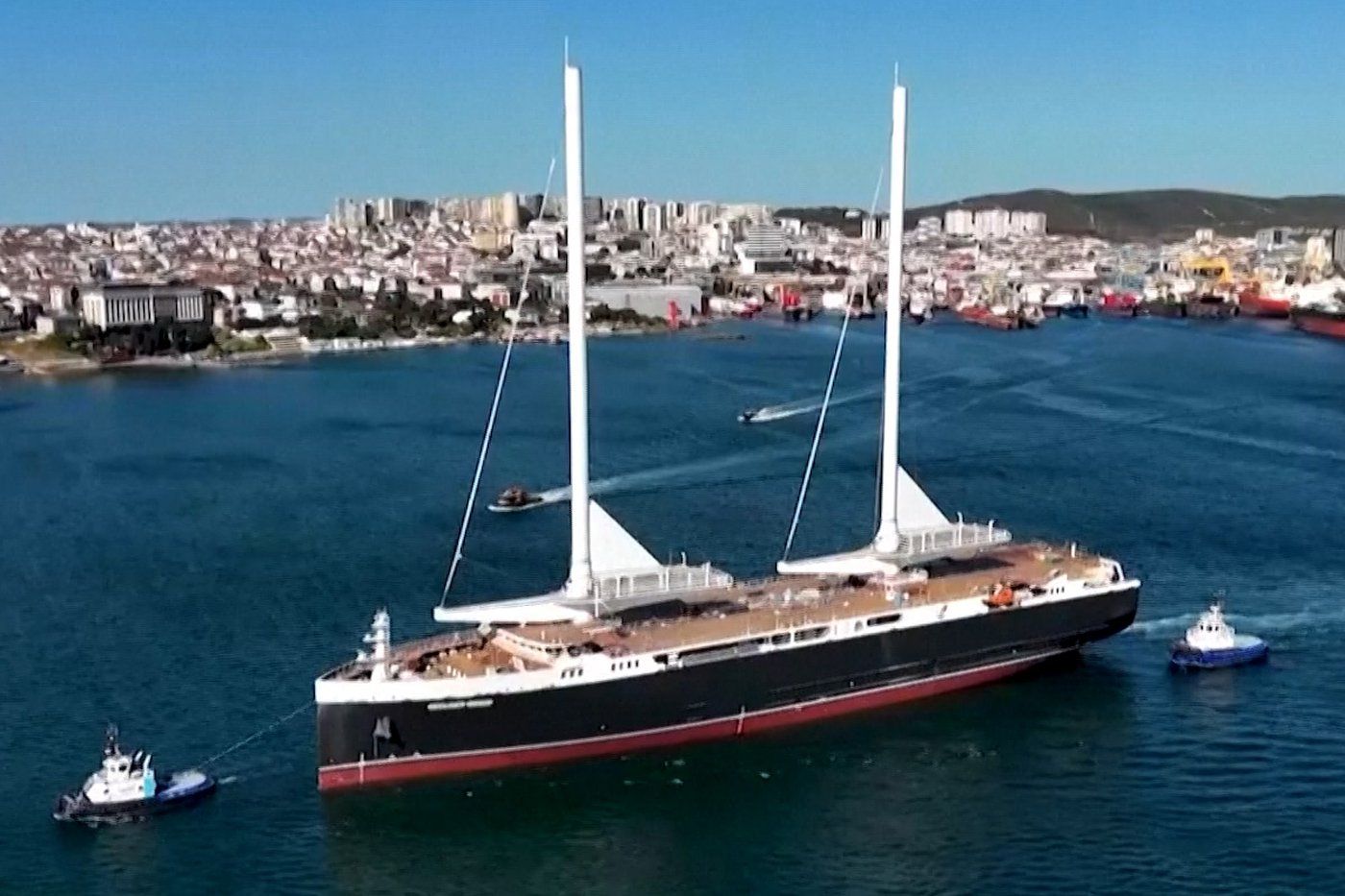 World's largest cargo sailboat finishes first Atlantic crossing