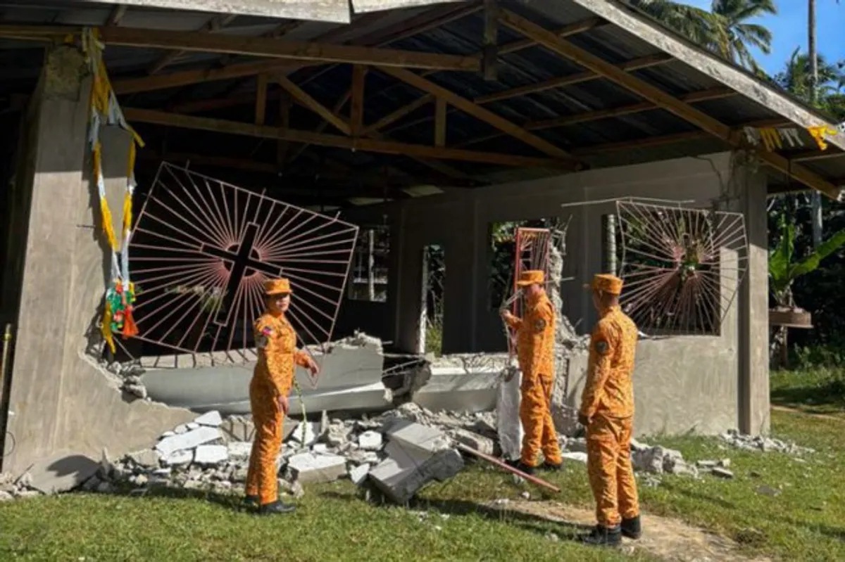 Chapel only structure damaged in Davao Oriental 6.4 quake, 173 ...