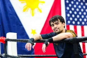 Jimuel Pacquiao in training