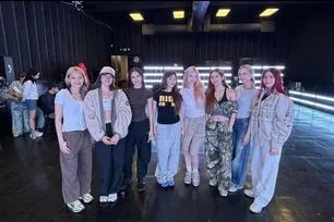 BINI during the rehearsals for their Coachella 2026 performance. MJ Felipe, ABS-CBN News