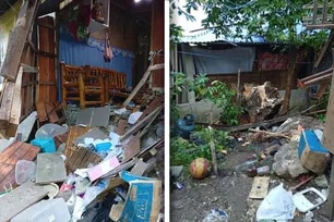 Mother killed, 2 children injured after boulder crashes into home