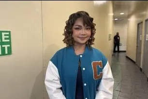Carmelle Collado in a backstage photo during her EP launch in Quezon City. Ganiel Krishnan, ABS-CBN News