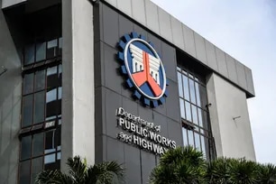 The Department of Public Works and Highways (DPWH) building is seen in this photo taken on August 25, 2025.