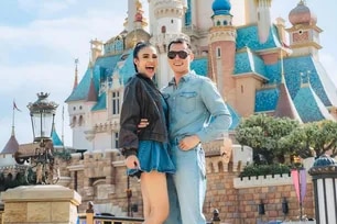 Rabiya Mateo and Jake Cuenca go on a trip to Hong Kong Disneyland