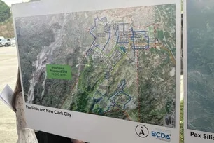 The proposed site for an of an AI-native industrial hub in New Clark City. Jekki Pascual, ABS-CBN News