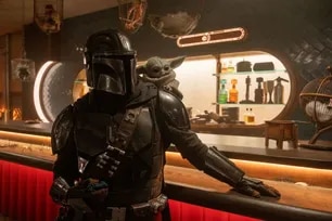 A scene from 'The Mandalorian and Grogu'