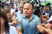 Incumbent senator Ronald "Bato" Dela Rosa meets with supporters before filing his Certificate of Candidacy at the Manila Hotel in Manila for the 2025 midterm elections on October 3, 2024. Mark Demayo, ABS-CBN News/File