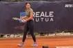 Filipina tennis ace Alex Eala practices at the Foro Italico in Rome, Italy, on May 5, 2026, in preparation for her match against Polish tennis player Magdalena Frech.