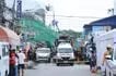 Government rescuers and local officials check on residents and businesses affected by the building collapse in Barangay Balibago, Angeles, Pampanga on May 25, 2026. Jonathan Callona, ABS-CBN News